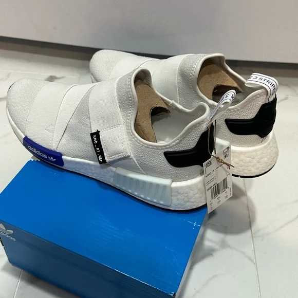 Adidas Nmd R1 W Strap White Women's Size 8 New In Box - Picture 4 of 4